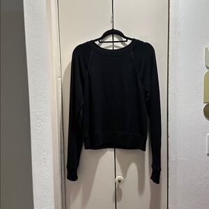 PAIGE Black Long Sleeve Sweatshirt